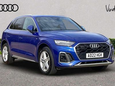 Blue Used 2022 Audi Q5 S-Line SUV | £24,815 (Good price)
