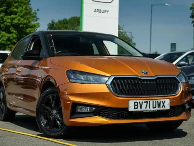 Used Skoda Fabia Colour Edition 94 HP (69 kW) 2022 Orange Hatchback