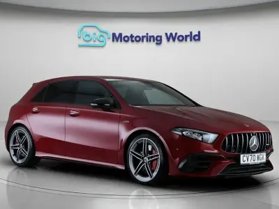 Usado Mercedes A45 AMG AMG 421 HP (309 kW) 2021 Vermelho Citadino