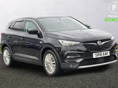 Used Vauxhall Grandland X Sport 120 HP (88 kW) 2018 Black SUV