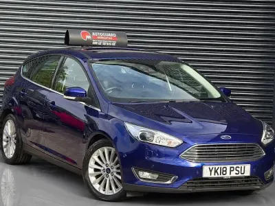 Used Ford Focus Titanium X 182 HP (133 kW) 2018 Blue Hatchback