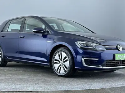 Used VW e-Golf 99 kW (135 HP) 2019 Blue Hatchback