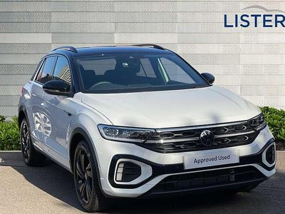 Pure white/black roof Used 2025 VW T-Roc Black Edition SUV | £32,990