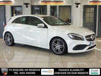 Used Mercedes A160 AMG line 102 HP (75 kW) 2016 White Hatchback