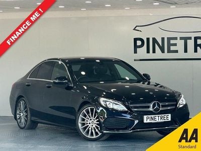 Used Mercedes C220 AMG Line Premium 170 HP (125 kW) 2018 Black Sedan