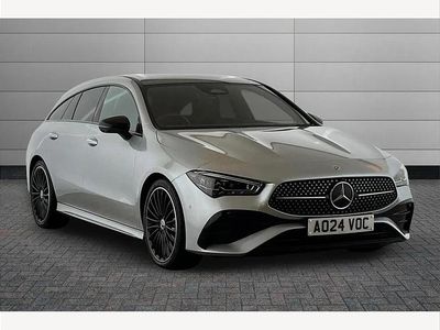 Silver Used 2024 Mercedes CLA200 AMG Line Premium Plus Estate | £28,495 (A bit pricey)