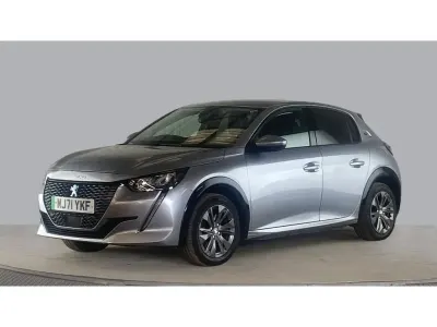 Used Peugeot e-208 Allure Premium 100 kW (136 HP) 2021 Grey Hatchback