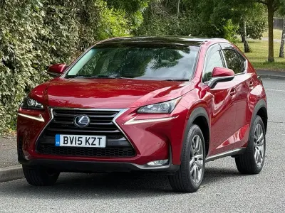 Used Lexus NX300h Luxury Line 197 HP (144 kW) 2015 Red SUV