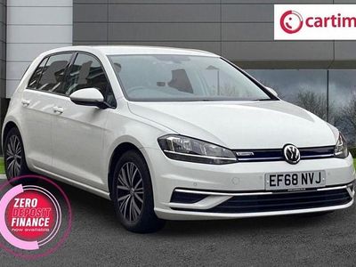 White Used 2018 VW Golf VII SE Hatchback | £12,750 (Fair price)