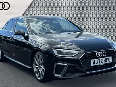 Used Audi A4 S-Line 163 HP (119 kW) 2022 Black Sedan