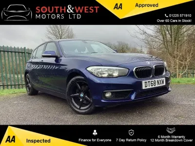 Używany BMW 118 Comfort Edition 136 KM (100 kW) 2019 Niebieski Hatchback