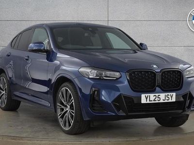 Blue Used 2025 BMW X4 M Sport SUV | £45,450 (Fair price)