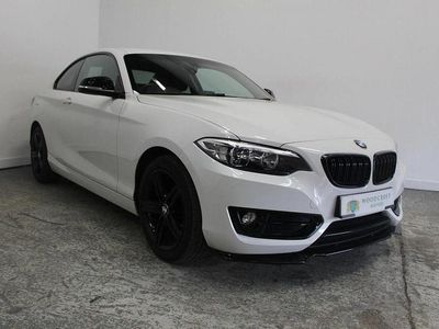 Used BMW 218 Sport Line 2015 White Coupe