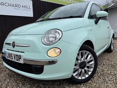 Used Fiat 500 Lounge 69 HP (50 kW) 2015 Blue Hatchback