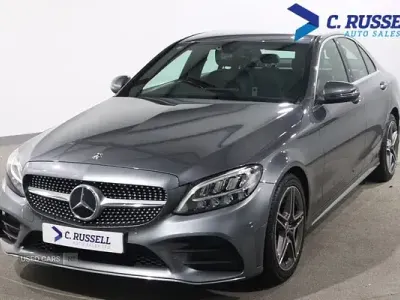 Used Mercedes C200 AMG line 2019 Grey Sedan