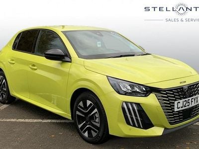 New Peugeot 208 Allure 101 HP (74 kW) 2025 Yellow Hatchback