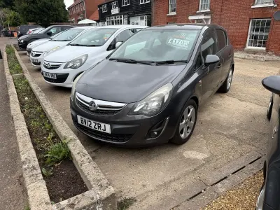Used Vauxhall Corsa 100 HP (73 kW) 2012 Grey Hatchback