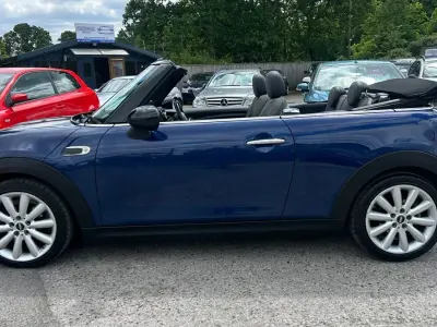 Used Mini Cooper D Cabriolet 116 HP (85 kW) 2016 Blue Cabriolet