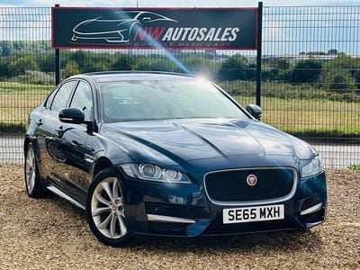 Blue Used 2016 Jaguar XF R-Sport Sedan | £5,970 (Fair price)