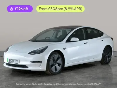 Usado Tesla Model 3 Long Range AWD 366 kW (498 CV) 2021 Blanco Berlina