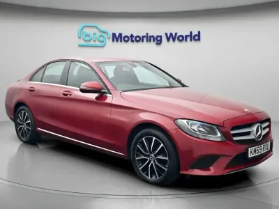 Used Mercedes C180 SE 156 HP (114 kW) 2019 Red Sedan
