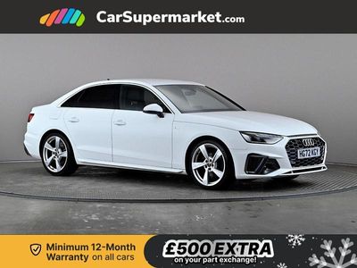 White Used 2022 Audi A4 S-Line Sedan | £21,697 (Fair price)