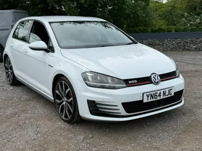 Used VW Golf VII GTD 2014 White Hatchback