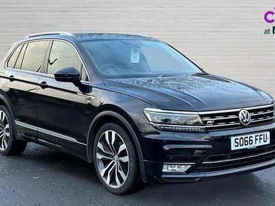 Black Used 2016 VW Tiguan R-line SUV | £15,499 (Fair price)