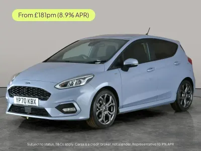 Begagnad Ford Fiesta ST-Line 2020 Blå Halvkombi