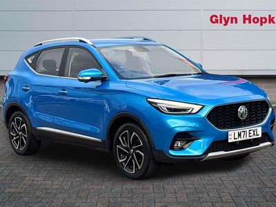 Used MG ZS Exclusive 106 HP (77 kW) 2021 Blue Hatchback