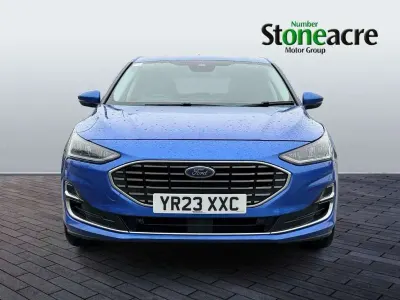 Used Ford Focus Titanium 153 HP (112 kW) 2023 Blue Hatchback