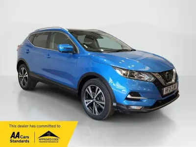 Used Nissan Qashqai N-Connecta 140 HP (102 kW) 2021 Blue SUV