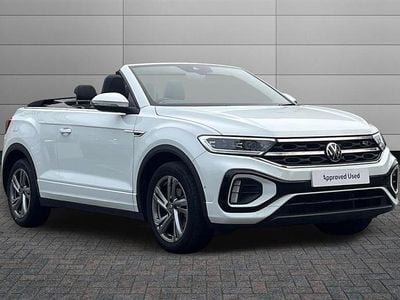 Begagnad VW T-Roc Cabriolet R-line 150 HK (110 kW) 2022 Vit Cab