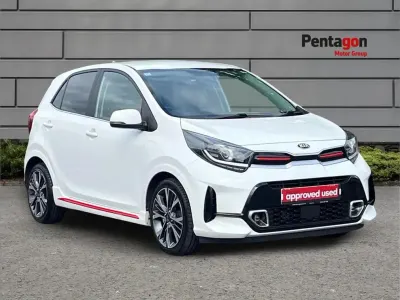 Used Kia Picanto GT-Line 65 HP (47 kW) 2021 White Hatchback