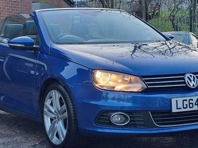 Blue Used 2014 VW Eos Sportline Cabriolet | £7,350