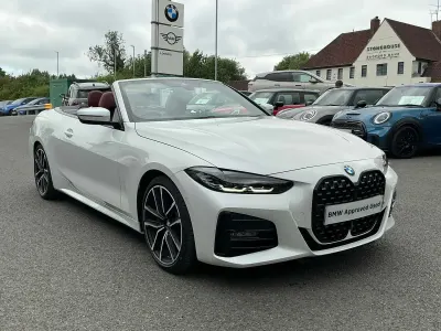 Used BMW 420 M Sport 181 HP (133 kW) 2023 White Cabriolet