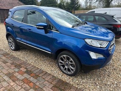 Used Ford Ecosport Titanium 125 HP (91 kW) 2018 Blue SUV
