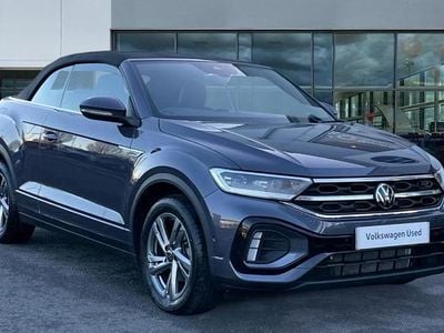 Smokey grey metallic black Used 2025 VW T-Roc R-line SUV | £31,409 (Expensive)