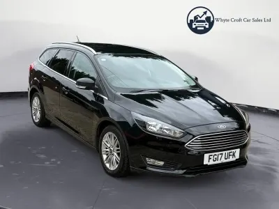 Used Ford Focus Zetec 2017 Black Estate