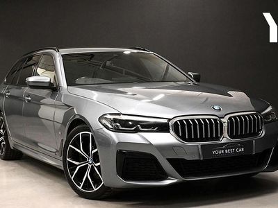 Blue Used 2021 BMW 520 M Sport Estate | £22,400 (Fair price)