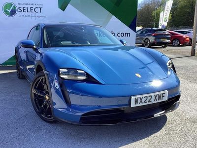 Begagnad Porsche Taycan 419 kW (571 HK) 2022 Blå Kombi