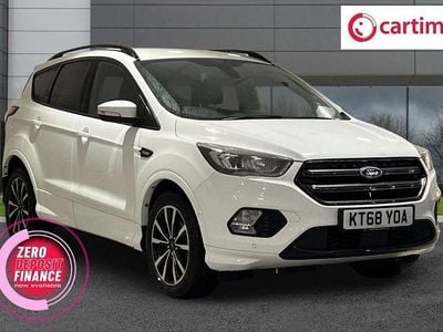 White Used 2018 Ford Kuga ST-Line SUV | £10,399 (Fair price)