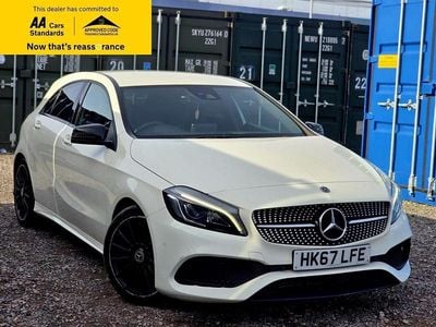 Used Mercedes A180 AMG Line Premium 109 HP (80 kW) 2018 White Hatchback