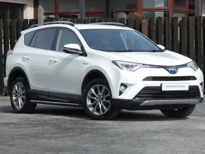 Used Toyota RAV4 Hybrid 2017 White SUV