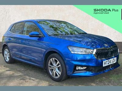 Used Skoda Fabia SE L 113 HP (83 kW) 2024 Blue Hatchback