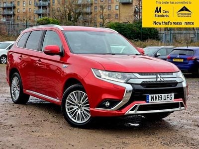 Red Used 2019 Mitsubishi Outlander P-HEV SUV | £11,188 (Good price)