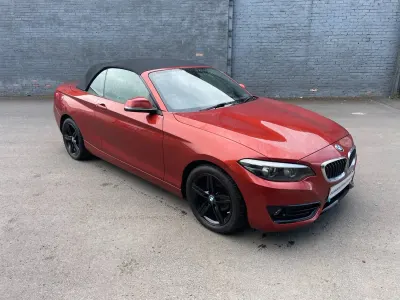 Używany BMW 218 Sport Line 2018 Pomarańczowy Kabriolet