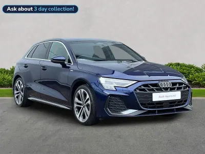 Used Audi A3 Sportback S-Line 150 HP (110 kW) 2025 Blue Hatchback