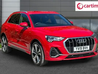Używany Audi Q3 S-Line 150 KM (110 kW) 2019 Czerwony SUV