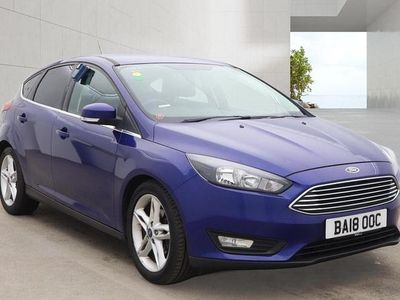 Used Ford Focus Zetec 2018 Blue Hatchback
